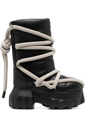 Rick Owens Porterville Lunar Mega Tractor boots