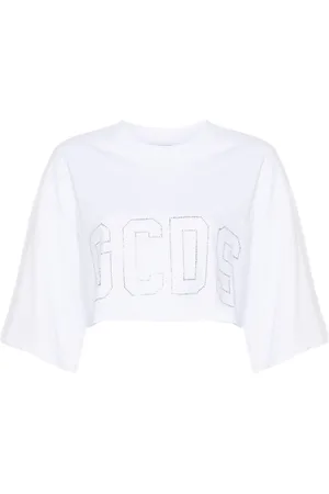 GCDS Bling crop top