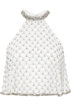 Pinko Crystal-embellished top