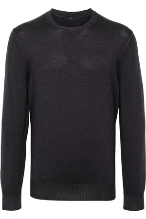 FAY Logo-embroidered sweater