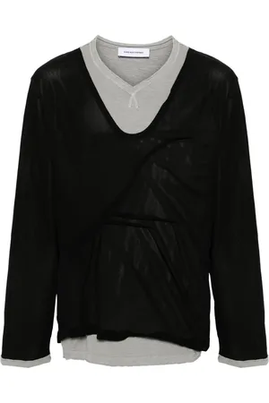 Kiko Kostadinov Mesh long-sleeve sweater