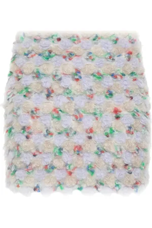 BLUMARINE Bouclé mini skirt