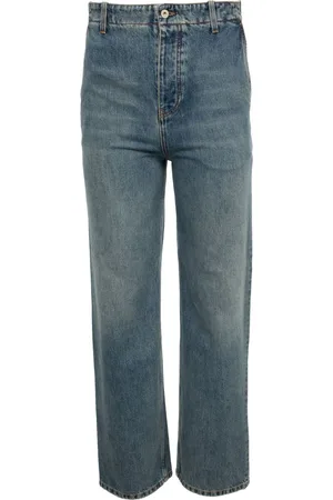 Loewe Logo-patch straight jeans