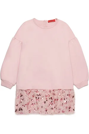 MAX&Co. Kids Lace-detailing cotton dress