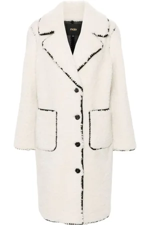 Maje Midi fleece coat