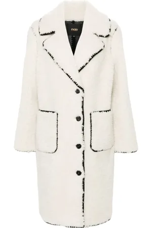 Maje Midi fleece coat
