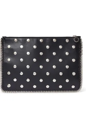 Stella McCartney Stud-embellished clutch bag