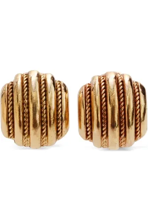 Dior Chain-embellished clip-on earrings