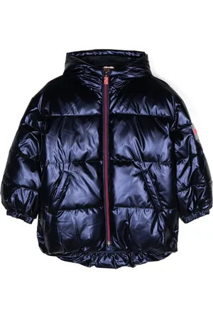 Billieblush Logo-tag padded coat