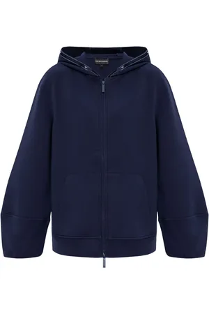 Emporio Armani Eagle-logo zip-up hoodie