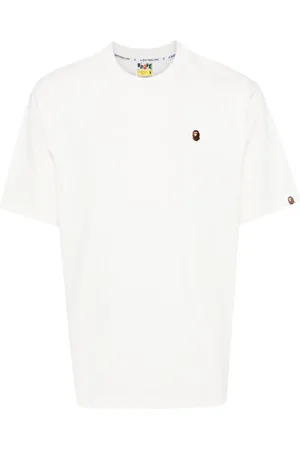 A Bathing Ape Logo-appliqué cotton T-shirt