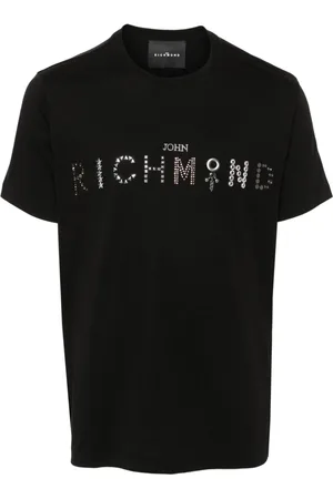 John Richmond Studded-logo T-shirt