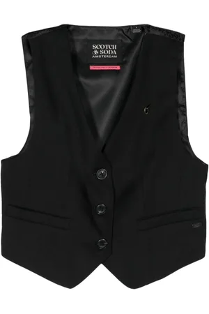 Scotch&Soda Leopard-print waistcoat