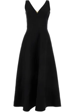 VALENTINO GARAVANI Crepe Couture midi dress