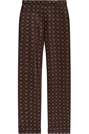 Moschino Geometric-print trousers