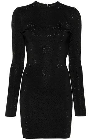 Balenciaga Crystal-embellished mini dress