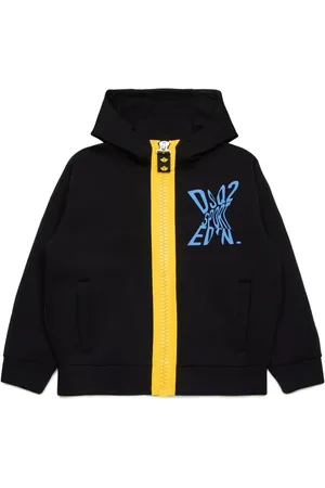 Dsquared2 Logo-print zipped hoodie