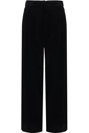 DUSAN Belted straight-leg trousers