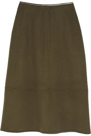 YVES SALOMON Double-sided midi skirt