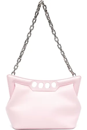 Alexander McQueen The Peak curved mini bag