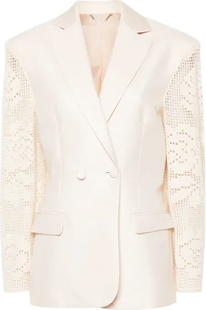 MAGDA BUTRYM Crochet-panel blazer