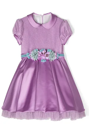COLORICHIARI Floral-belt dress