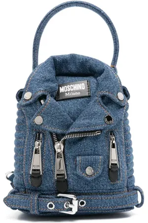 Moschino Denim biker backpack