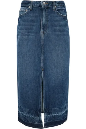Simkhai Della Release Hem midi skirt