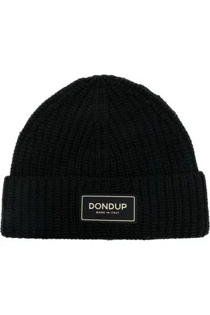 Dondup Logo-patch beanie