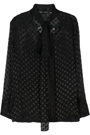 Givenchy Polka dot-devoré blouse