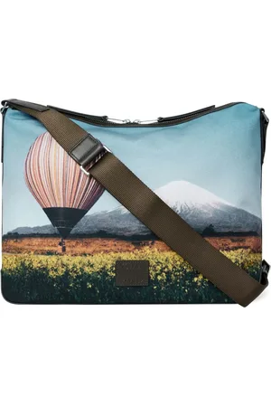 Paul Smith Stripe Baloon-print shoulder bag
