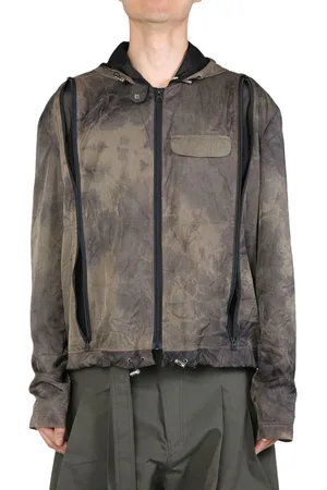 FFFPOSTALSERVICE Tie-dye pattern windbreaker