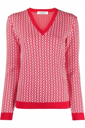 VALENTINO GARAVANI Vlogo intarsia-knit jumper