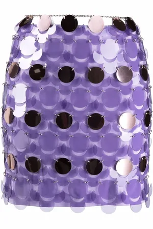 Paco rabanne Disc-embellished mini skirt