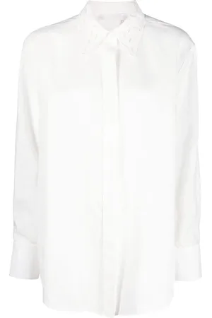 Chloé Broderie anglaise linen shirt