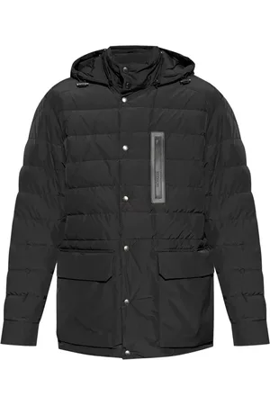 Moncler Logo-appliqu?? padded coat