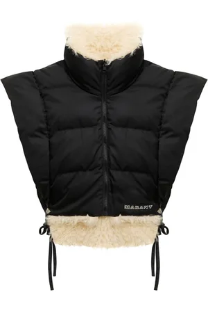 Marant Etoile Hoodiali shearling vest