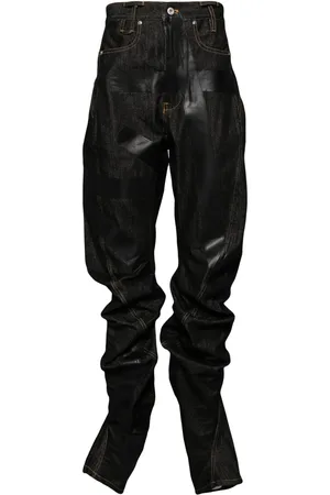 JUNTAE KIM Asymmetric hem denim