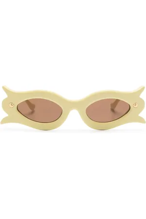 Nanushka Tully floral-frame sunglasses
