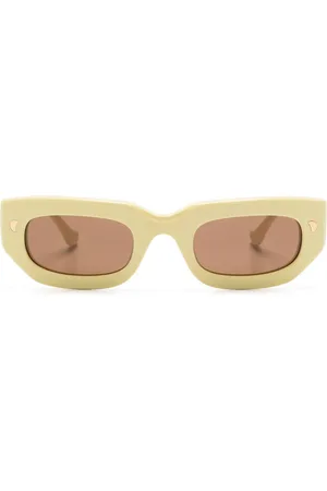 Nanushka Kadee rectangle-frame sunglasses