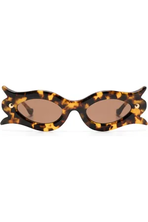 Nanushka Tully floral-frame sunglasses