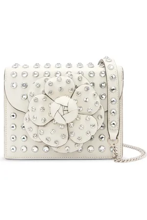 Oscar de la Renta Mini Crystal Stud TRO bag