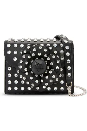 Oscar de la Renta Mini Crystal Stud TRO bag