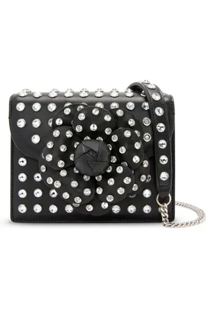 Oscar de la Renta Mini Crystal Stud TRO bag