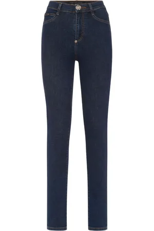 Philipp Plein High waisted jegging trousers