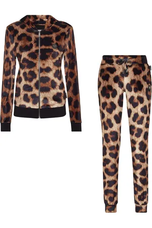 Philipp Plein Leopard-print jogging set