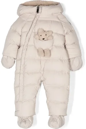 Il gufo Teddy-bear patch jumpsuit