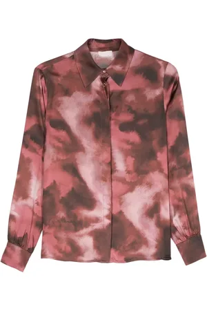 Liu Jo Abstract-print satin shirt