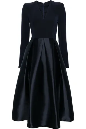 RHEA COSTA Crepe midi dress