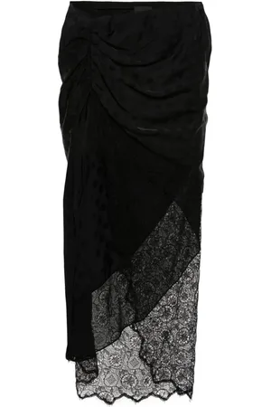 Givenchy Assymmetric draped skirt
